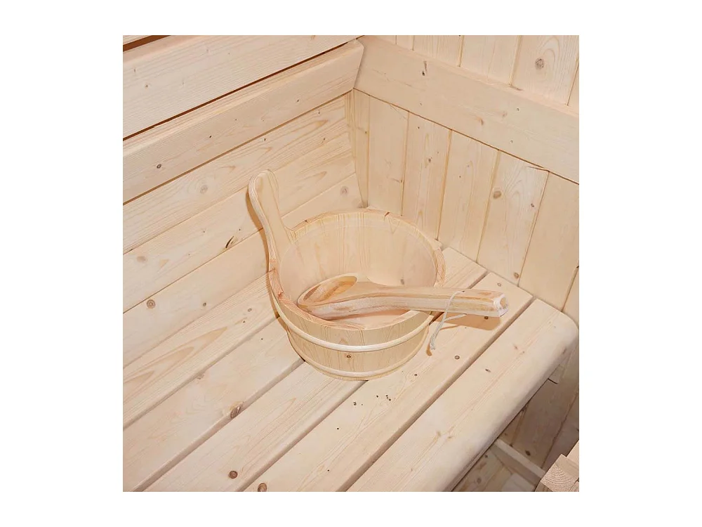 Home Deluxe Sauna à tonneau LAHTI L Deluxe