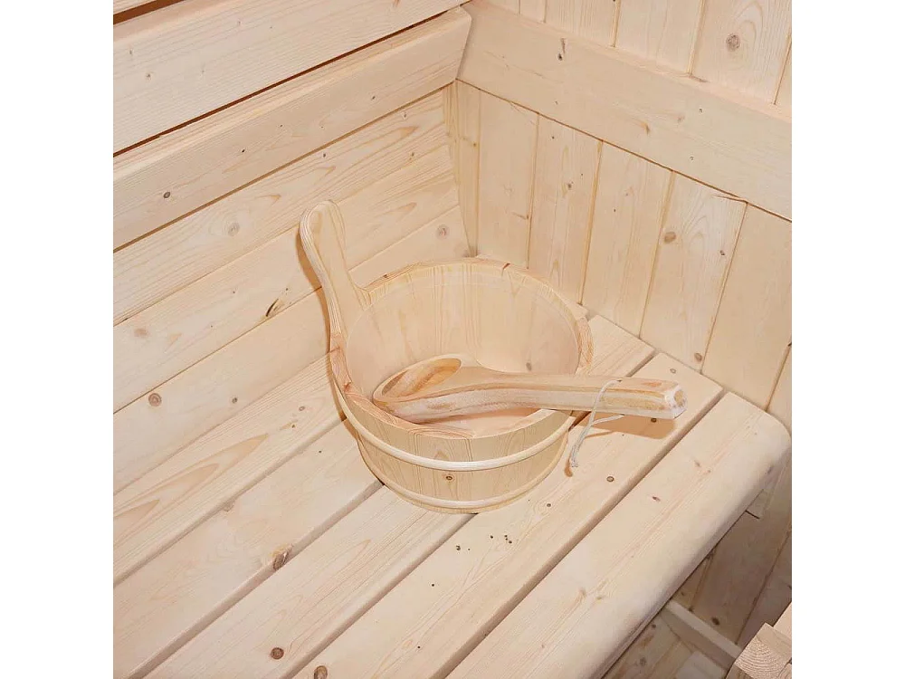 Home Deluxe Sauna à tonneau LAHTI L Deluxe