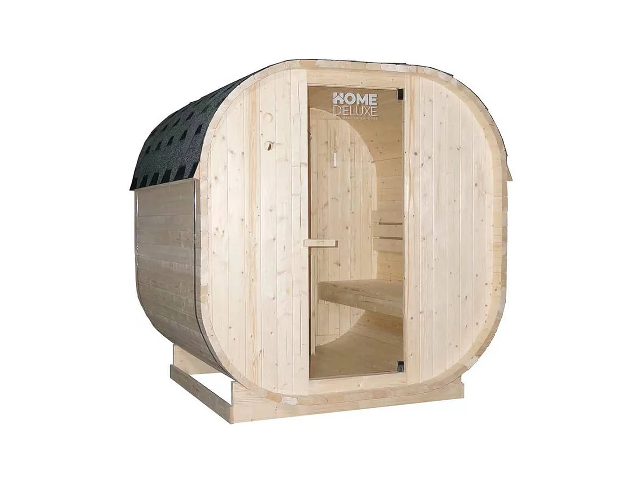 Home Deluxe Sauna d'extérieur CUBE 194 x 185 x 185 cm