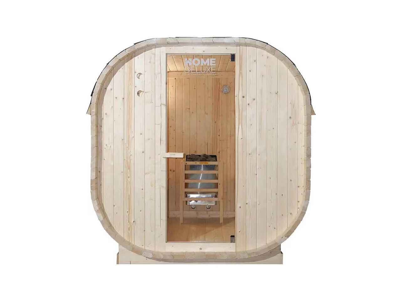 Home Deluxe Sauna d'extérieur CUBE 194 x 185 x 185 cm