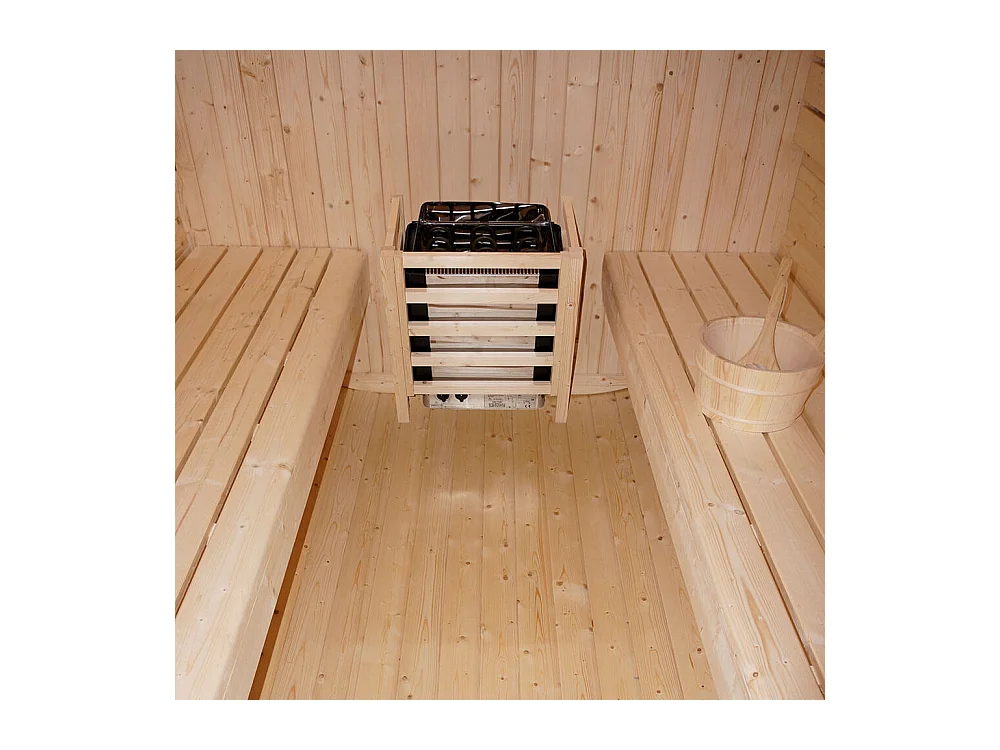 Home Deluxe Sauna d'extérieur CUBE 194 x 185 x 185 cm