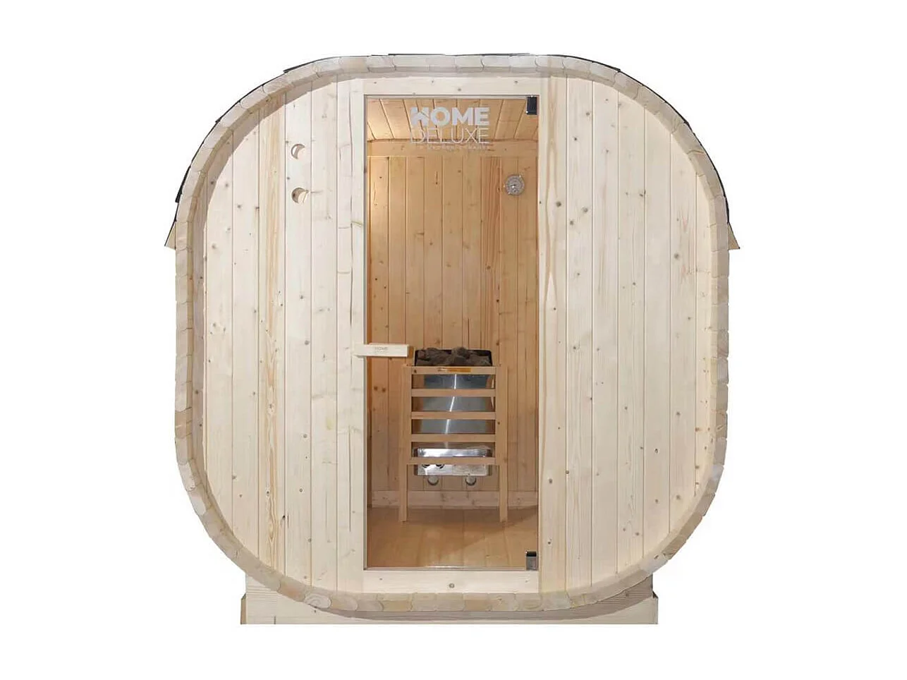 Home Deluxe Sauna d'extérieur CUBE 194 x 185 x 185 cm