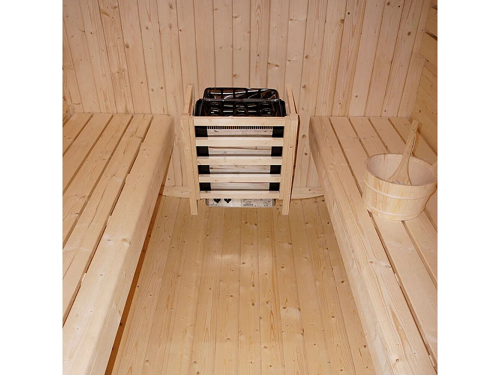 Home Deluxe Sauna d'extérieur CUBE 194 x 185 x 185 cm