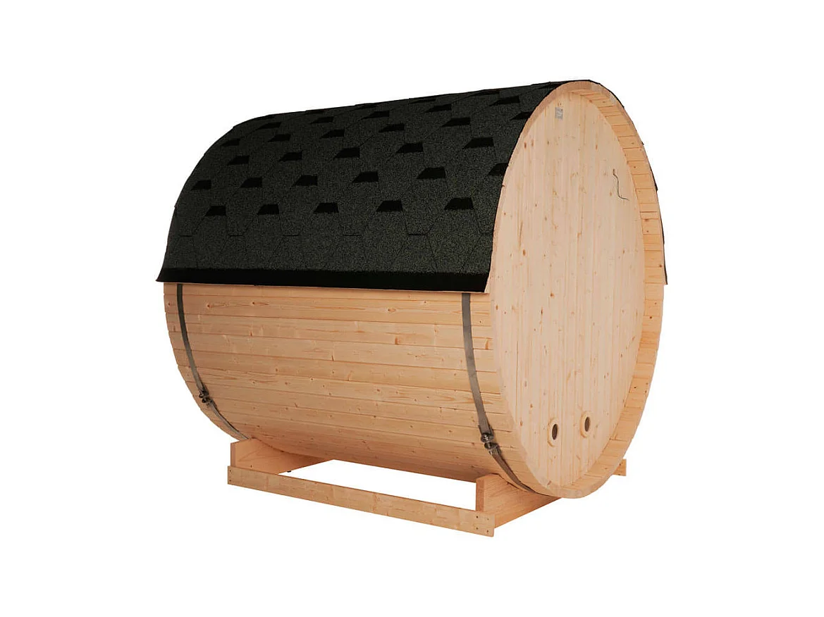 Home Deluxe Sauna d'extérieur en tonneau LAHTI L
