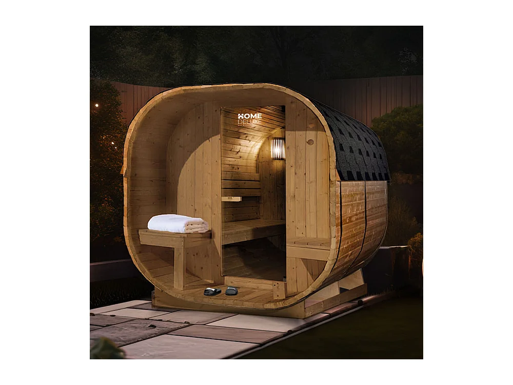 Home Deluxe Sauna d'extérieur CUBE DELUXE L