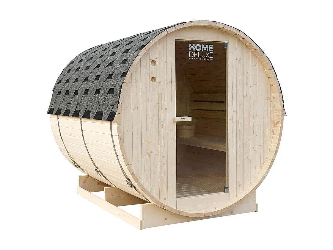 Home Deluxe Sauna à tonneau LAHTI XL