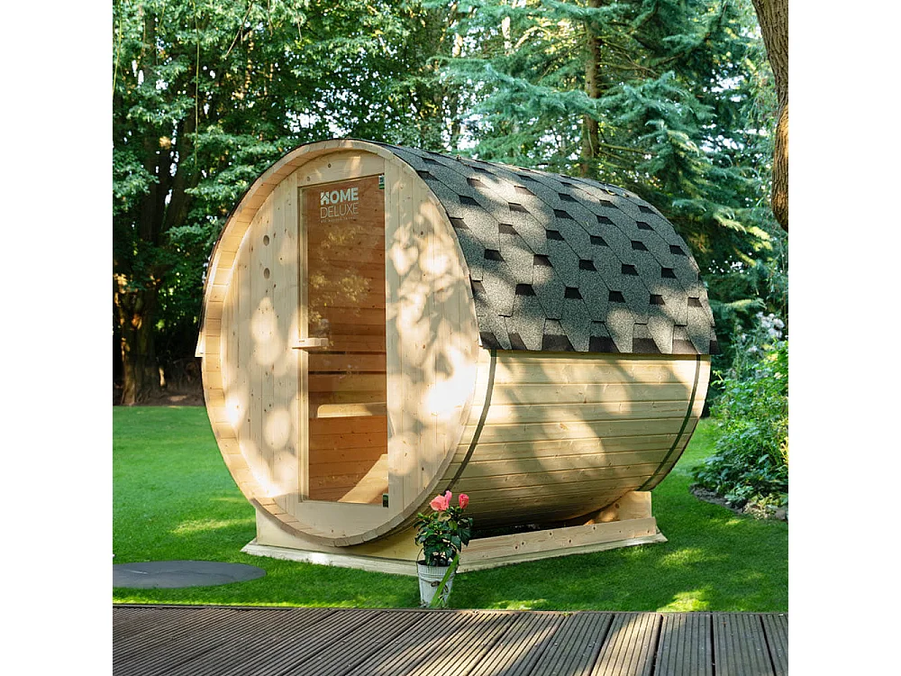 Home Deluxe Sauna à tonneau LAHTI XL