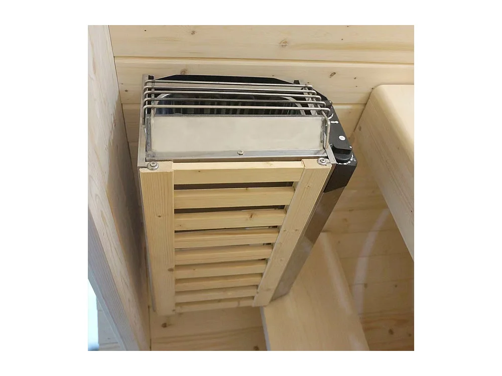 HOME DELUXE Outdoor Sauna CUBE S - Dimensions : environ 194 cm x 120 cm