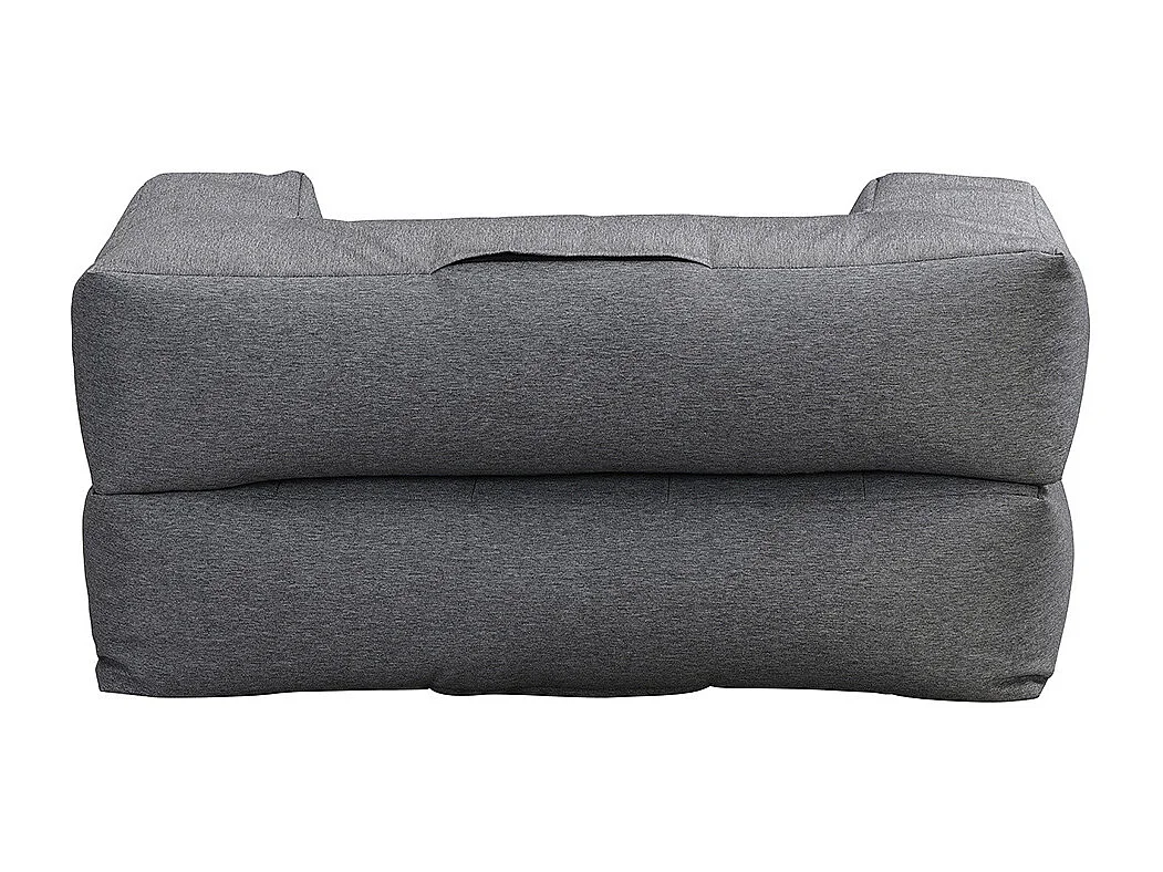 HOME DELUXE - Pouf d’extérieur HEAVEN - Anthracite 76 x 152 x 100 cm I Fauteuil poire d'extérieur, siège modulaire, canapé d'extérieur