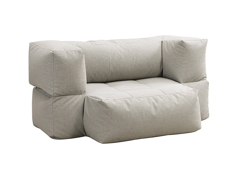 HOME DELUXE - Pouf d’extérieur HEAVEN - Beige - 76 x 152 x 100 cm | Canapé de jardin, salon d’extérieur, ensemble de sièges, canapé