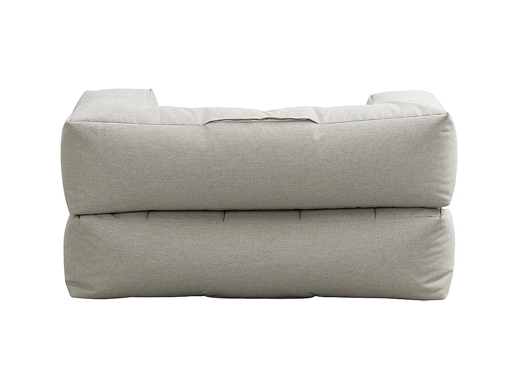 HOME DELUXE - Pouf d’extérieur HEAVEN - Beige - 76 x 152 x 100 cm | Canapé de jardin, salon d’extérieur, ensemble de sièges, canapé