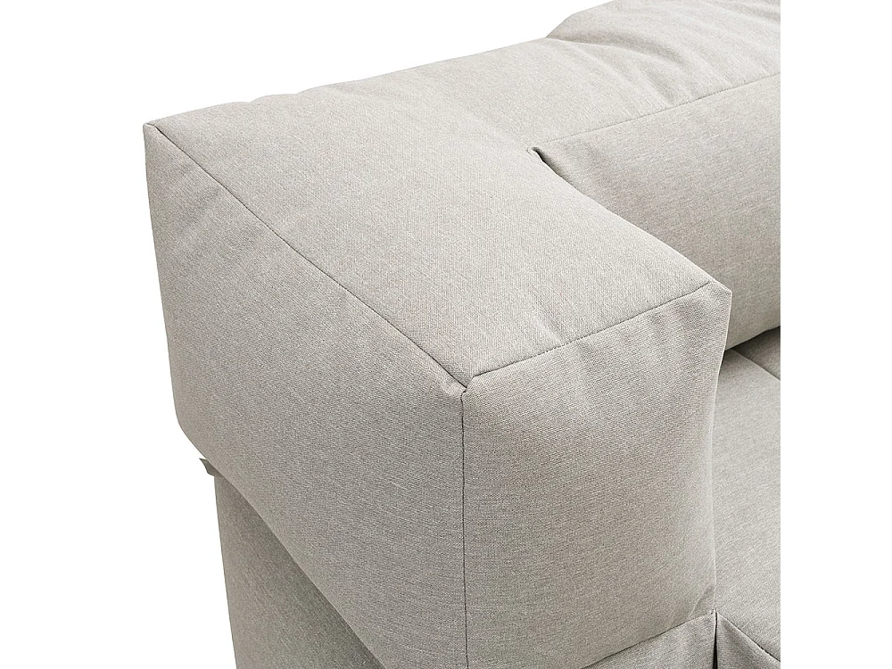HOME DELUXE - Pouf d’extérieur HEAVEN - Beige - 76 x 152 x 100 cm | Canapé de jardin, salon d’extérieur, ensemble de sièges, canapé