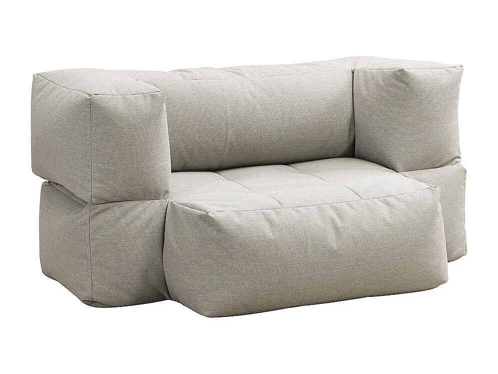 HOME DELUXE - Pouf d’extérieur HEAVEN - Beige - 76 x 152 x 100 cm | Canapé de jardin, salon d’extérieur, ensemble de sièges, canapé