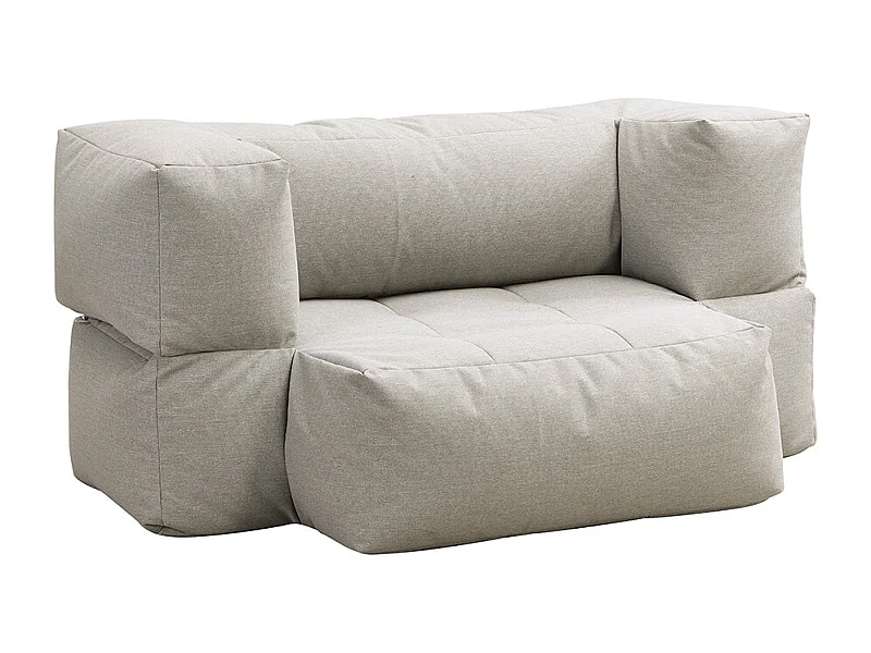 HOME DELUXE - Pouf d’extérieur HEAVEN - Beige - 76 x 152 x 100 cm | Canapé de jardin, salon d’extérieur, ensemble de sièges, canapé