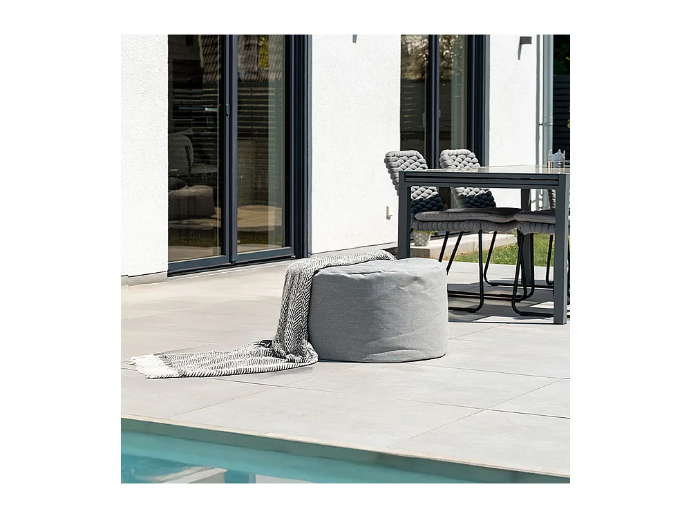 Home Deluxe XXL Outdoor Pouf CLOUD - Gris clair
