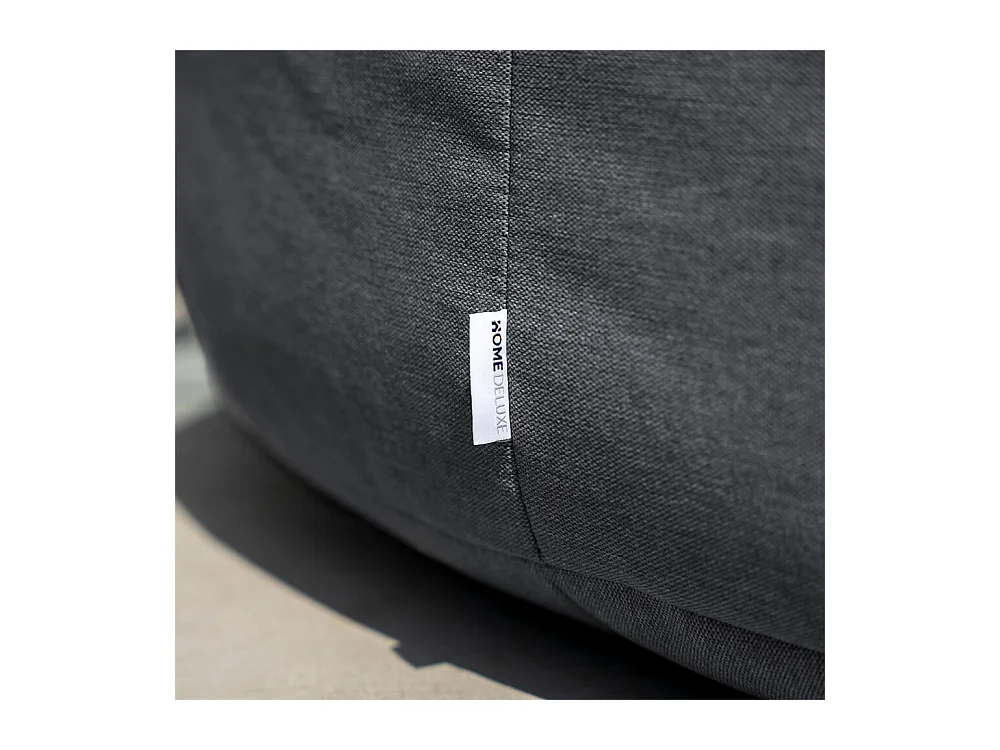 Home Deluxe XXL Outdoor Pouf CLOUD avec tabouret - Anthracite