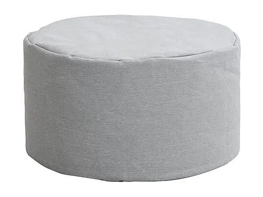 Home Deluxe XXL Outdoor Pouf CLOUD avec tabouret - Gris clair