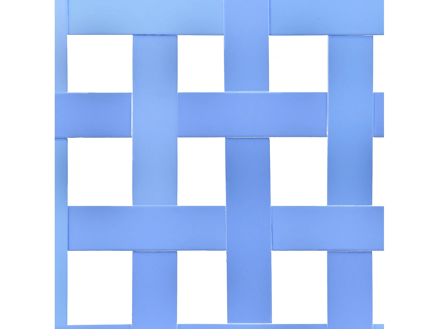 Table bistrot ALBINIA 70 cm 70 cm Métal Bleu