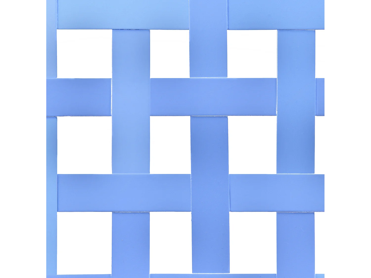 Table bistrot ALBINIA 70 cm 70 cm Métal Bleu