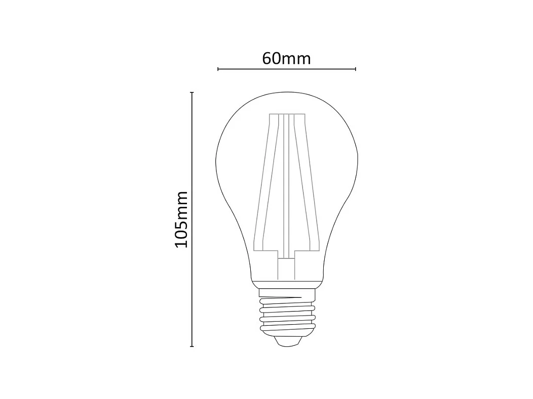 Alcapower - Ampoule LED E27 A60 15 W 2500 lm, angle 320°, classe énergétique C, Ø 60 mm, éclairage instantané, longue durée de vie - 4000 K