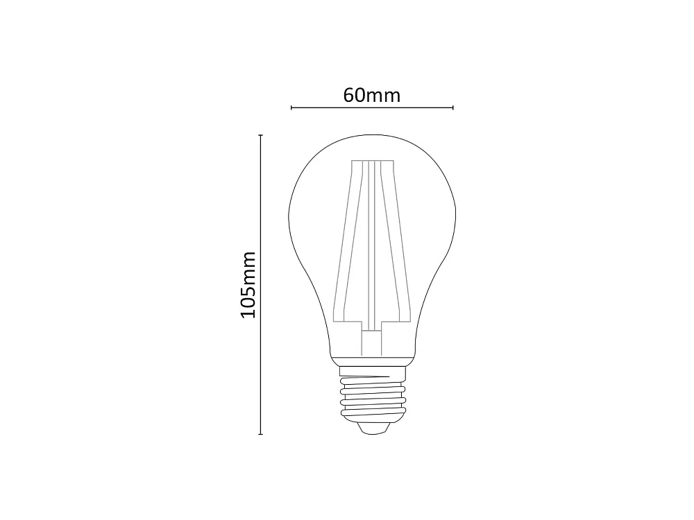 Alcapower - E27 A60 LED Bulb 15W 2500lm, 320° Angle, Energy Class C, Ø60mm, Instant Light, Long Life - 3000K