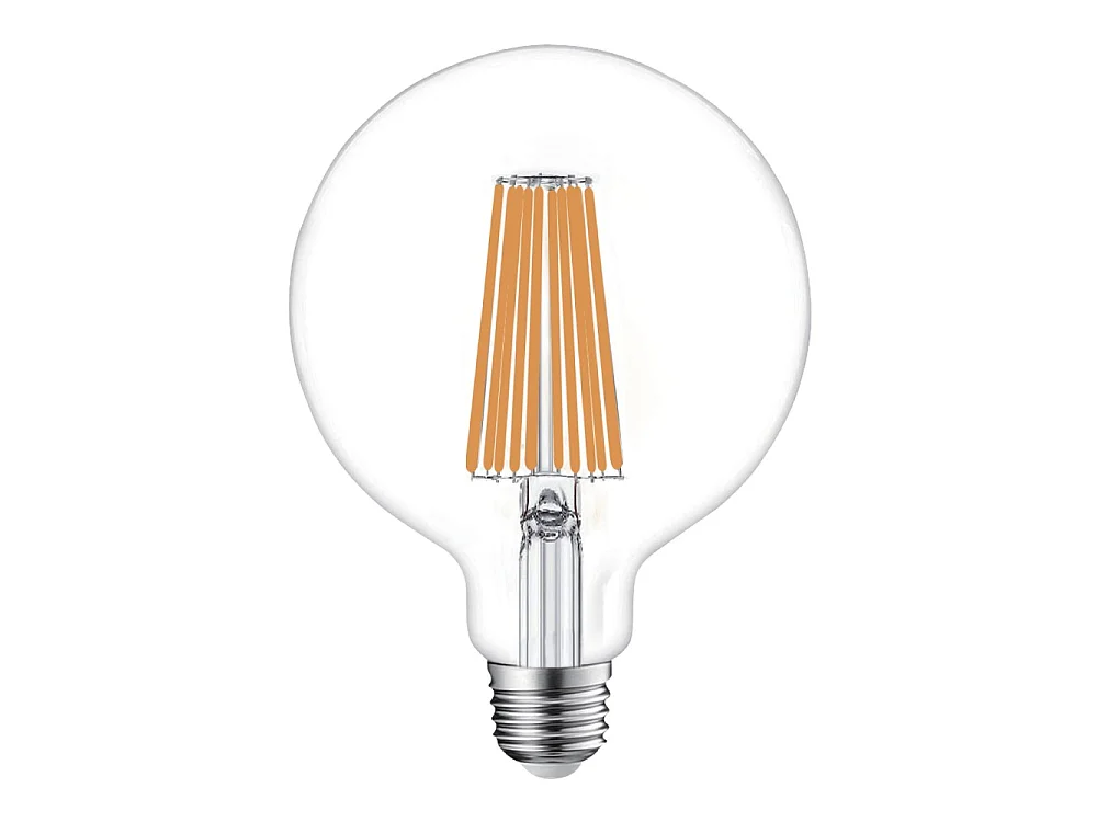 Alcapower - E27 G125 LED Bulb 18W 3200lm, 320° Beam Angle, Energy Class C, Ø125mm, Instant Light, Long Life - 3000K