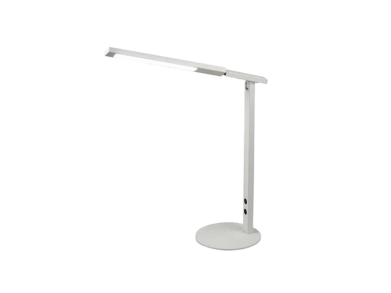 Ideal - Lámpara de mesa Fabas Luce blanca - LED táctil de 10 W integrado regulable CCT (3000K 4000K 5000K 6000K)