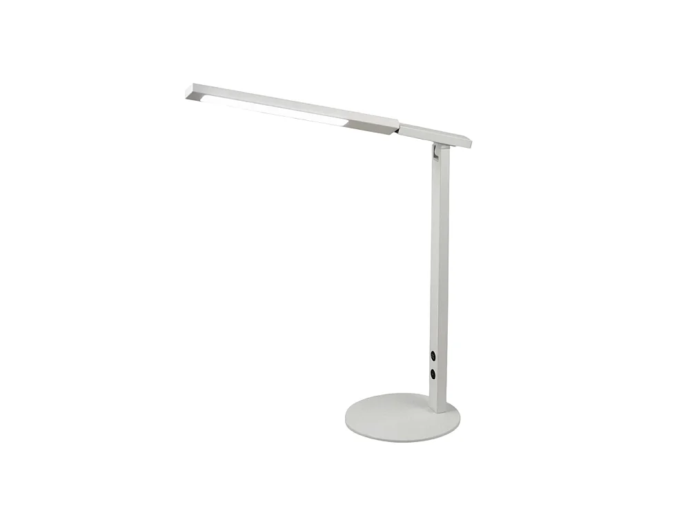 Ideal - Fabas Luce weiße Tischlampe - Integrierte 10-W-LED, Touch-dimmbar, CCT (3000 K, 4000 K, 5000 K, 6000 K)