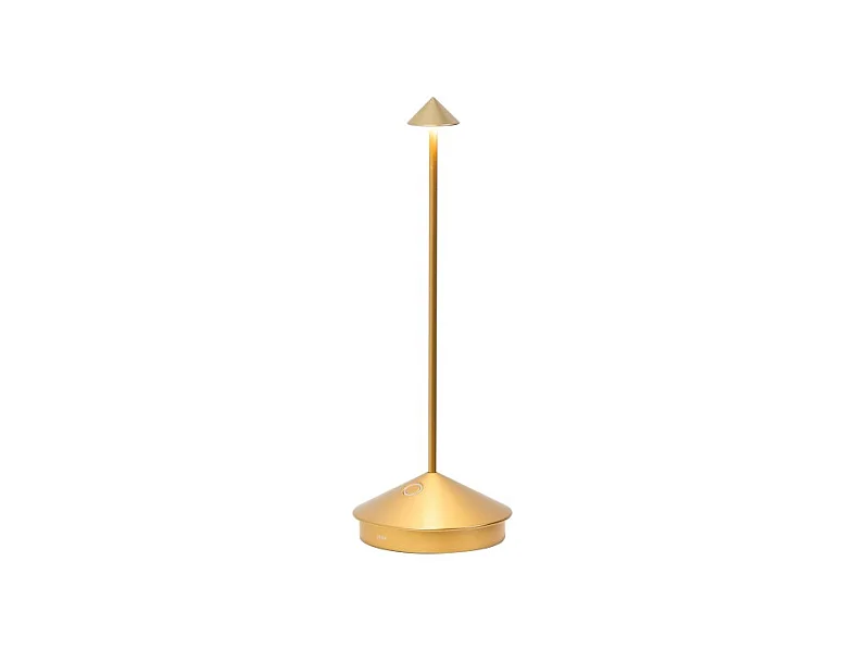 Lampada a led da tavolo Pina Pro Oro ricaricabile e dimmerabile - 2.2W, 2200-2700-3000 K, IP54