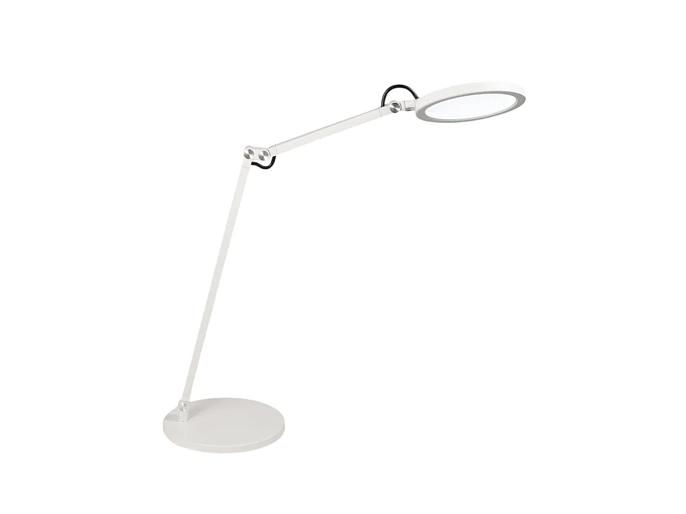Regina - Lampe de table réglable Fabas Luce blanche - LED intégrée 9W à intensité variable CCT (3000K, 4000K, 5000K, 6000K)