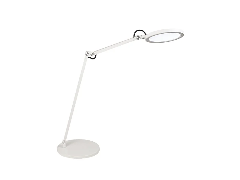Regina - Fabas Luce Witte Verstelbare Tafellamp - Geïntegreerde 9W Touch LED Dimbare CCT (3000K 4000K 5000K 6000K)