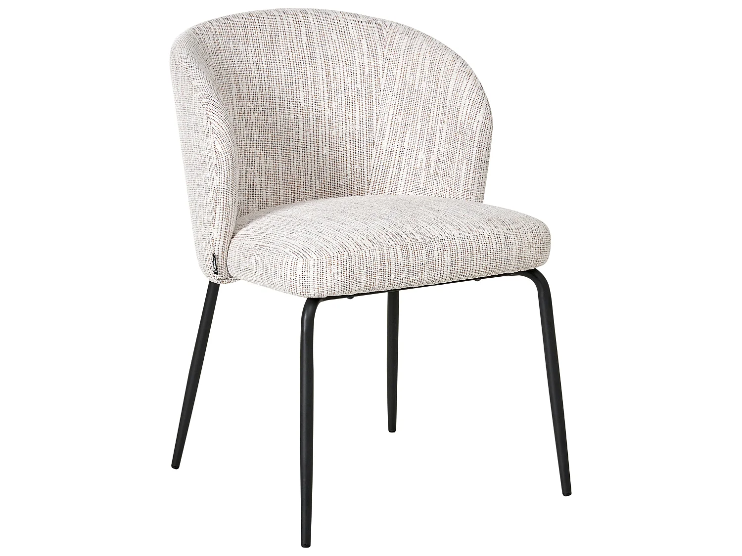 Set of 2 Dining Chairs ZANA Fabric Multicolour