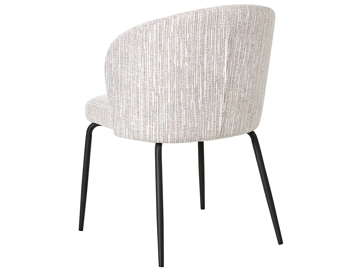 Set of 2 Dining Chairs ZANA Fabric Multicolour