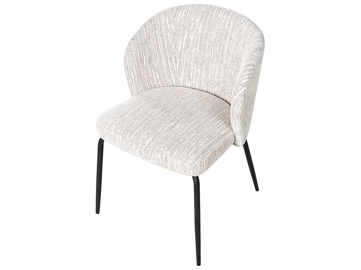 Set of 2 Dining Chairs ZANA Fabric Multicolour