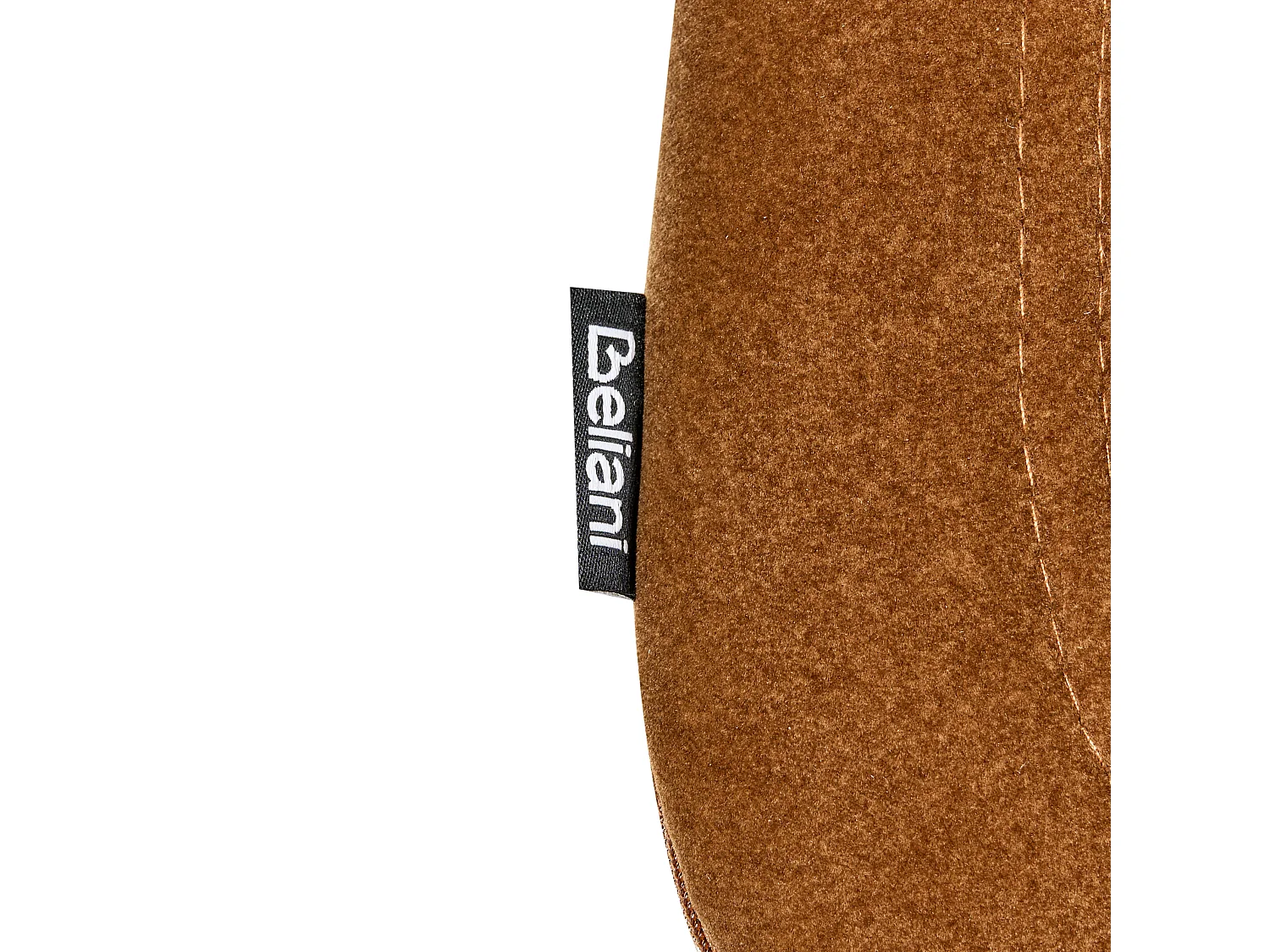 Lot de 2 chaises de bar DUETTE Velours Marron doré