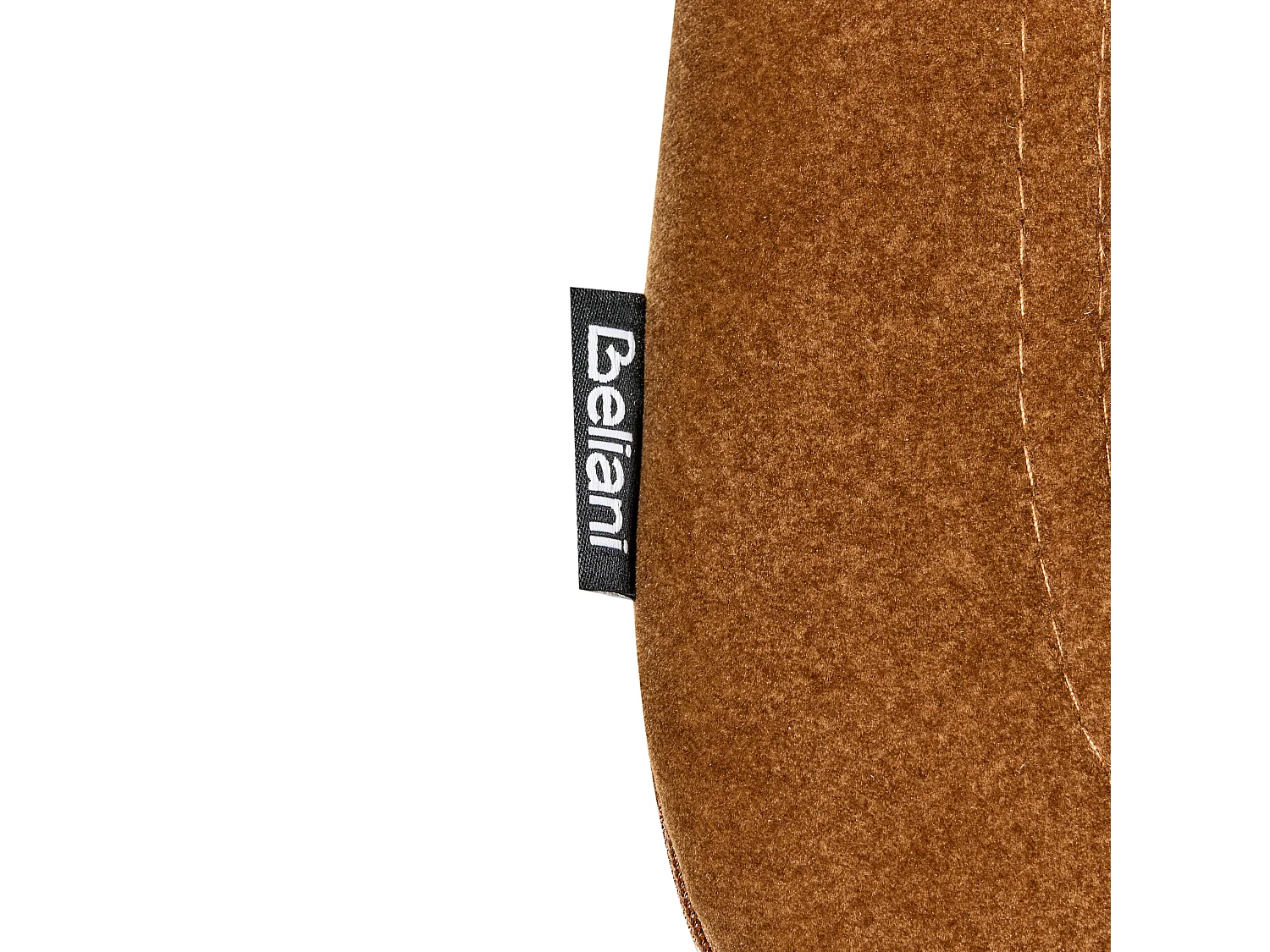 Lot de 2 chaises de bar DUETTE Velours Marron doré