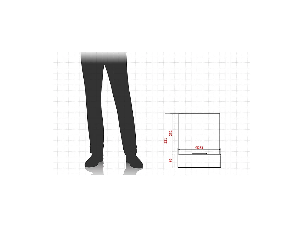 Planika - Cheminée bioéthanol de table Chantico Glassfire Cheminée bioéthanol portable avec technologie Commerce, verre cylindrique