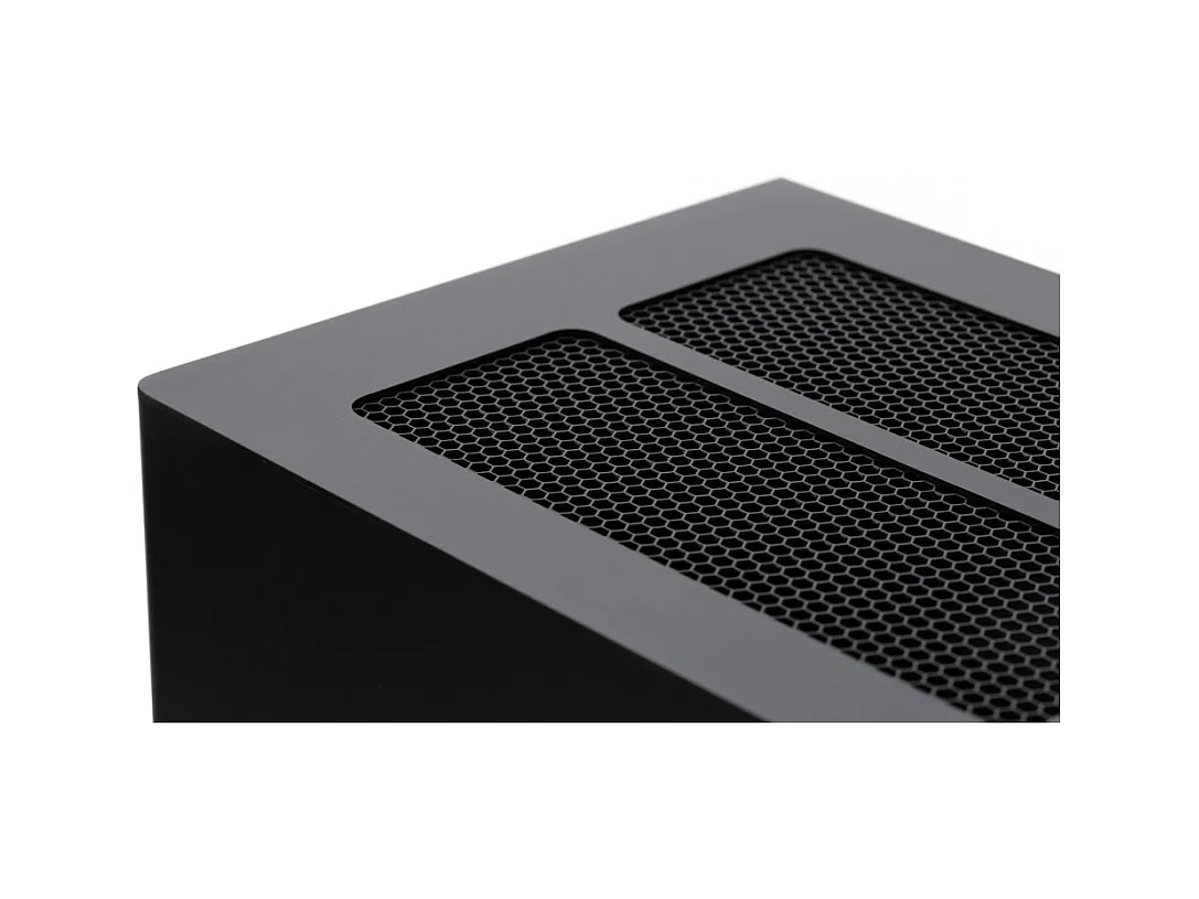 Planika - Cheminée bioéthanol Arcticon BEV sans conduit, télécommande, flammes réelles, design panoramique - Noir