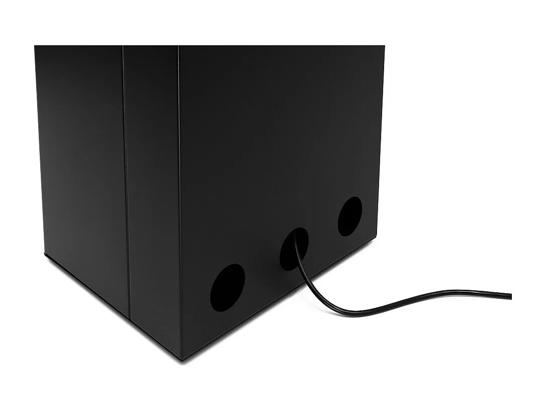 Planika - Cheminée bioéthanol Arcticon BEV sans conduit, télécommande, flammes réelles, design panoramique - Noir