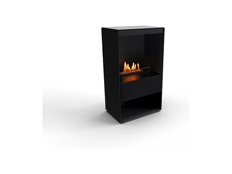 Planika – Senso Stove BEV Bioethanol-Kamin ohne Abzug, Fernbedienung, Stahl, Bioethanol-Ofen