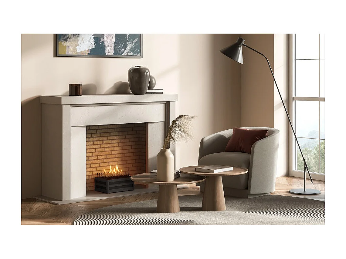 Planika - Bruciatore a Bioetanolo Senso Basket BEV Senza Canna Fumaria, Controllo Remoto, Fiamma Reale, Acciaio