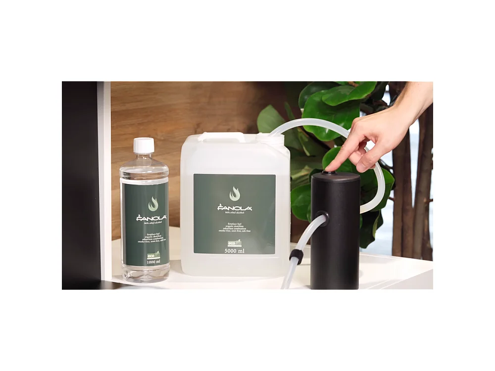 Planika - Bruciatore a Bioetanolo Senso Basket BEV Senza Canna Fumaria, Controllo Remoto, Fiamma Reale, Acciaio