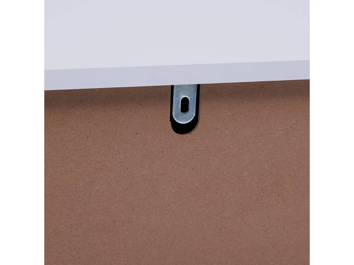 Table de nuit , chevet de 3 tiroirs coloris blanc - Longueur 38 x Profondeur 48 x Hauteur 50 cm