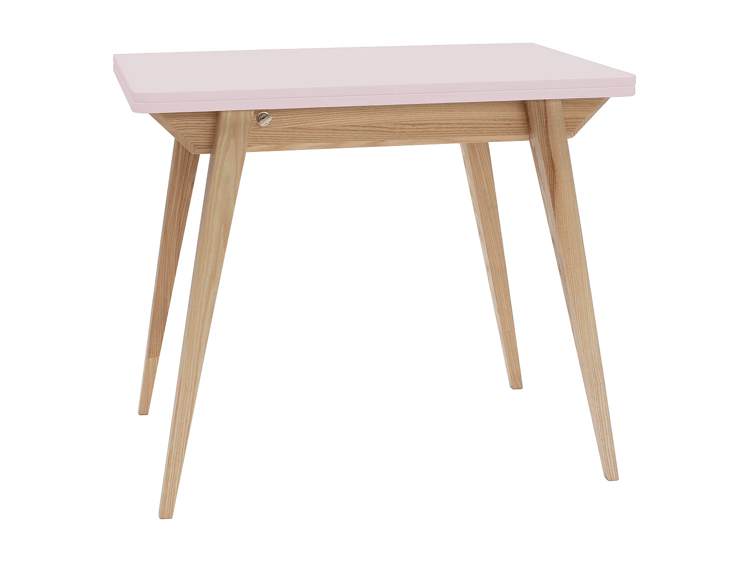 Table à manger extensible 90x65 Envelope Rose Poudré