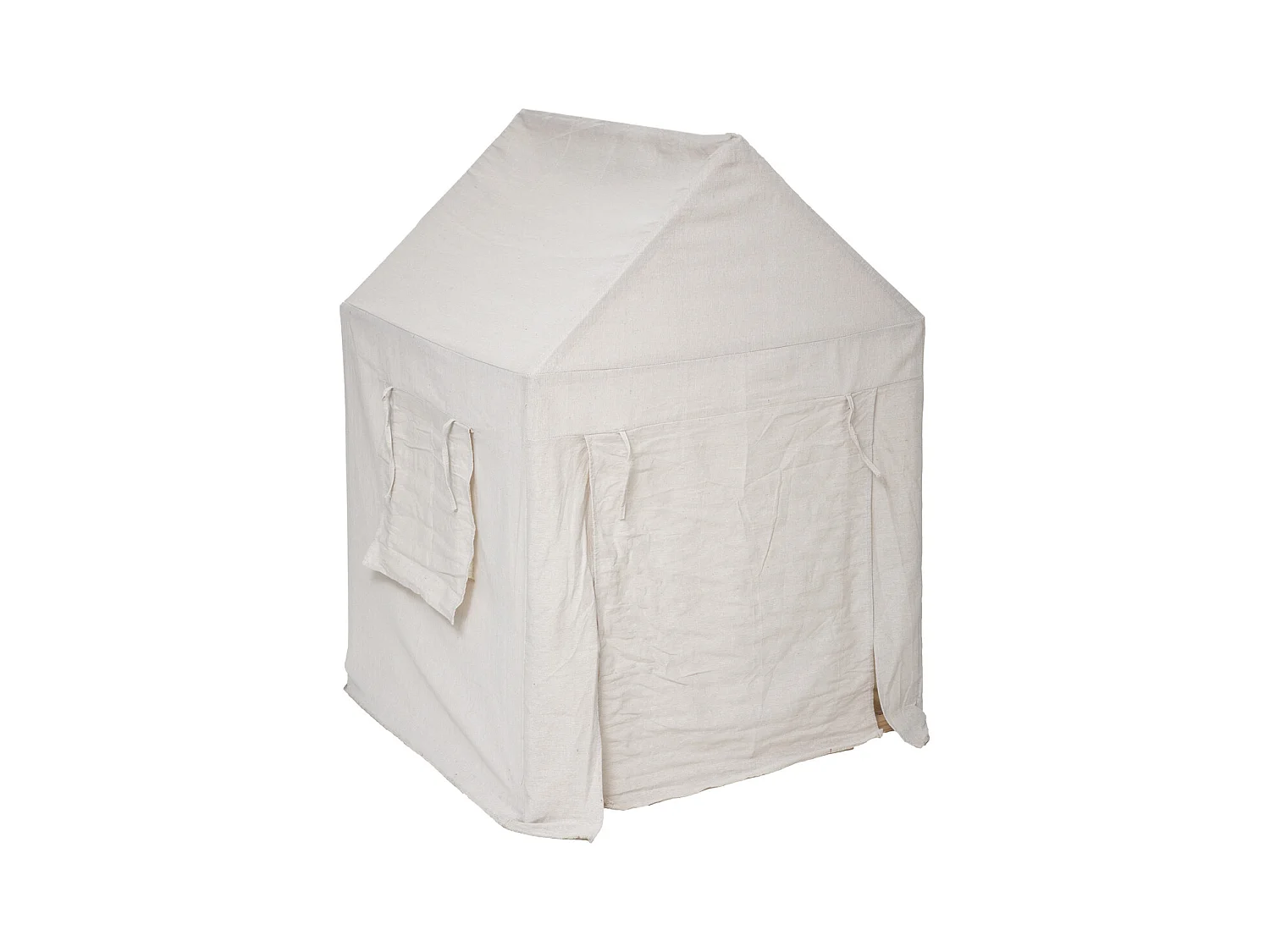 Maison Déco Enfant "Pin & Toile" 116cm Beige