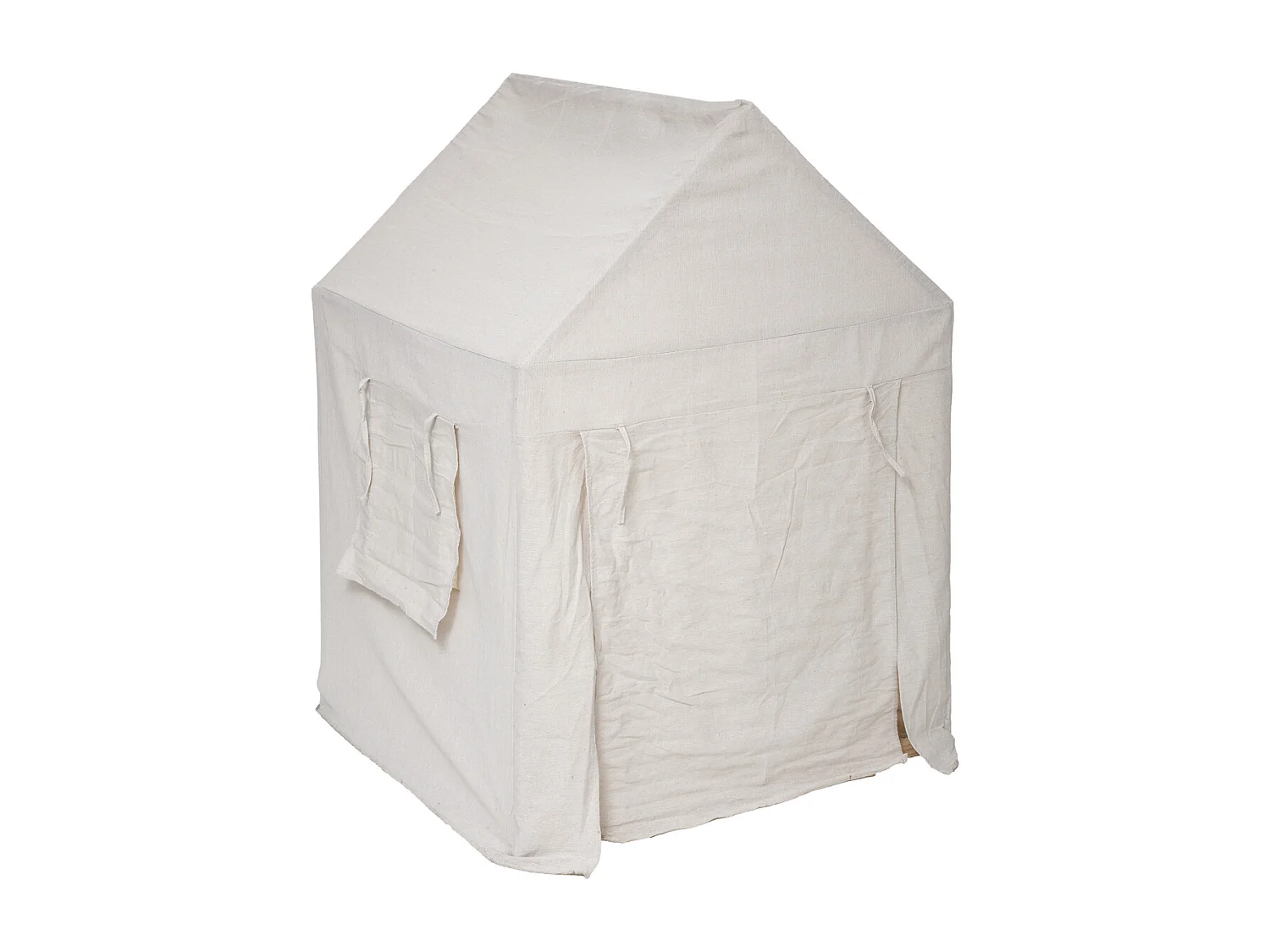 Maison Déco Enfant "Pin & Toile" 116cm Beige