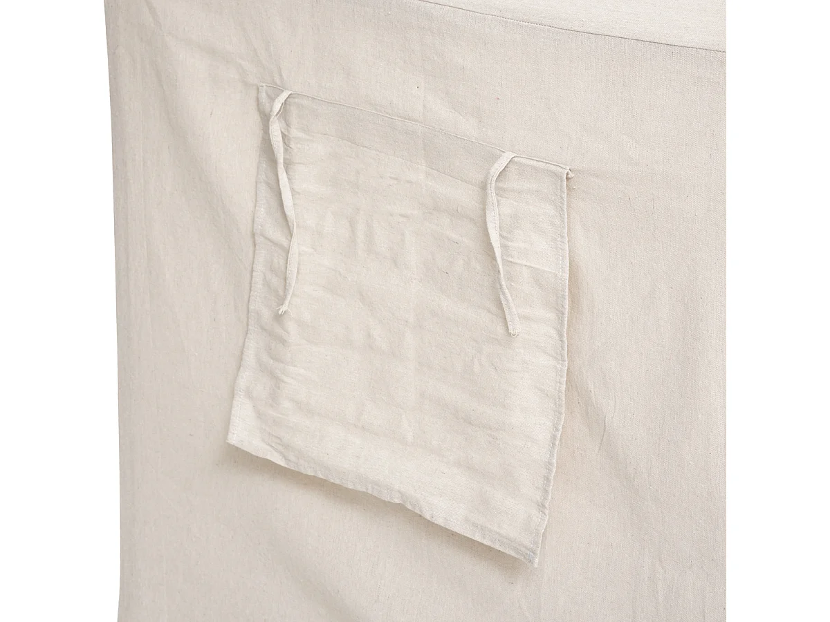 Maison Déco Enfant "Pin & Toile" 116cm Beige