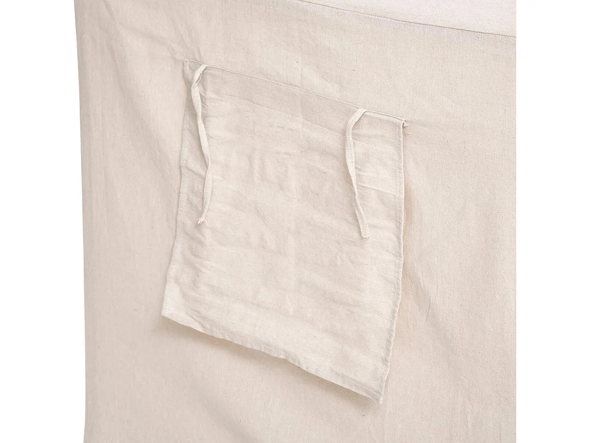 Maison Déco Enfant "Pin & Toile" 116cm Beige