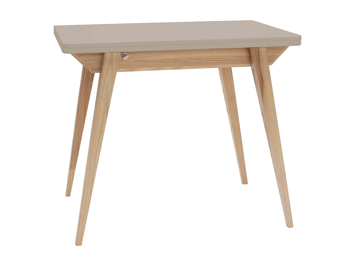 Ausziehbarer Esstisch 90x65 cm Envelope Braun Beige