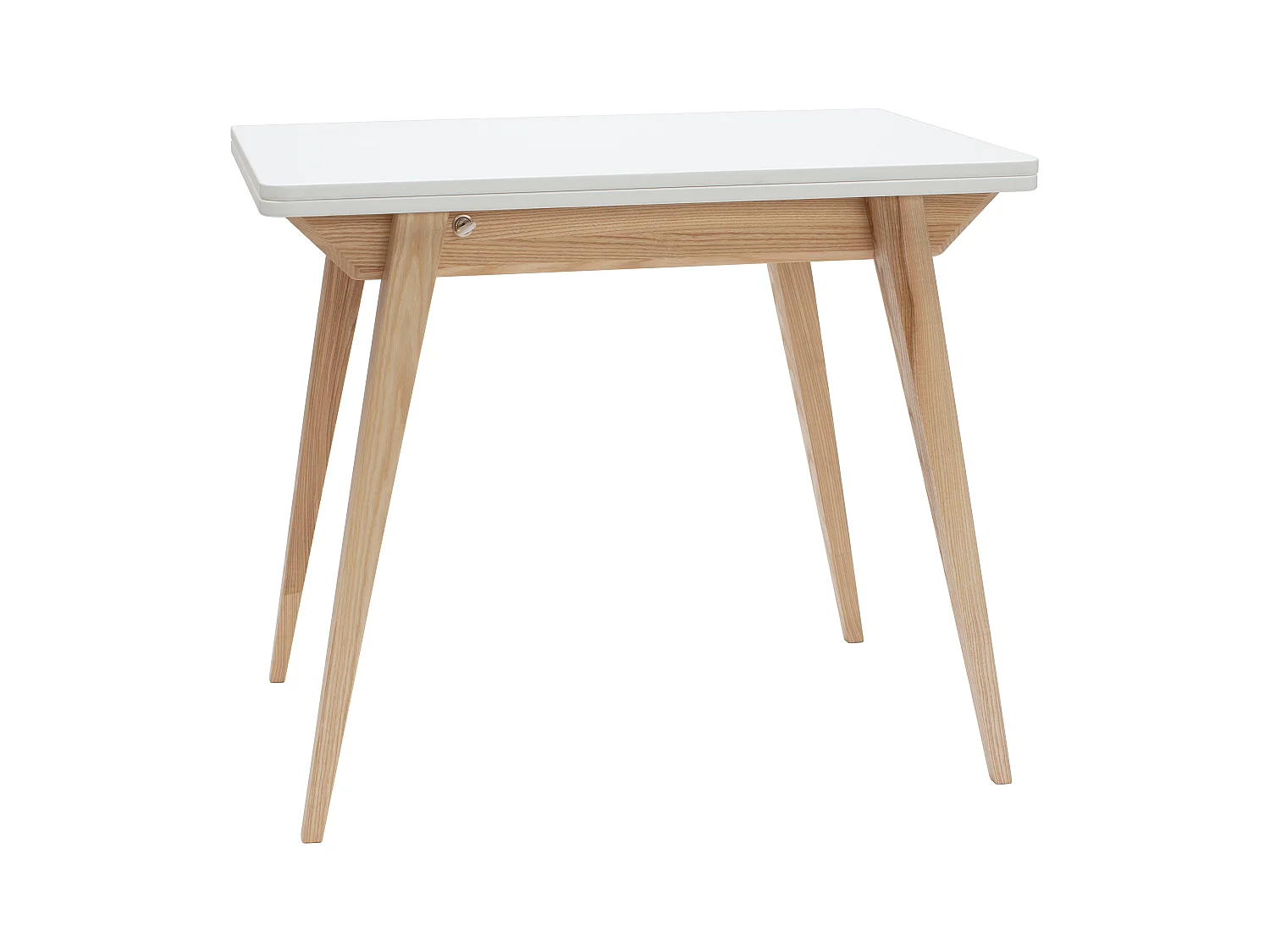 Table à manger extensible 90x65 Envelope Blanc